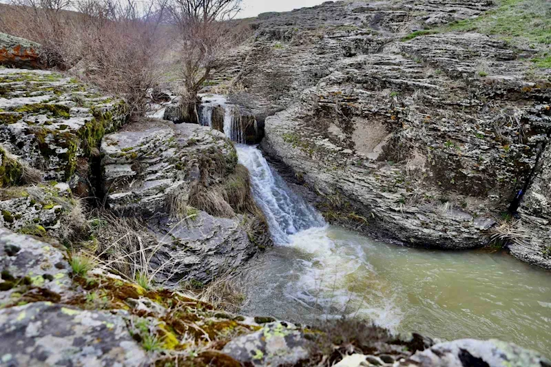Ağrı’nın saklı güzelliği Bekiran Şelalesi baharda güzelliğiyle mest ediyor
