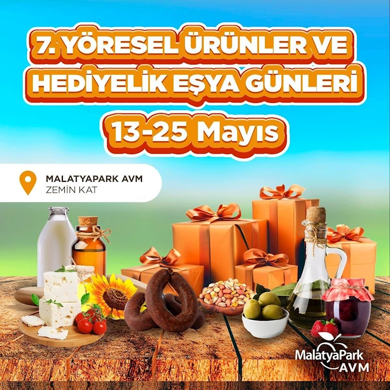 Yöresel tatlar ve el emeği ürünler 7. kez Malatyapark’ta
