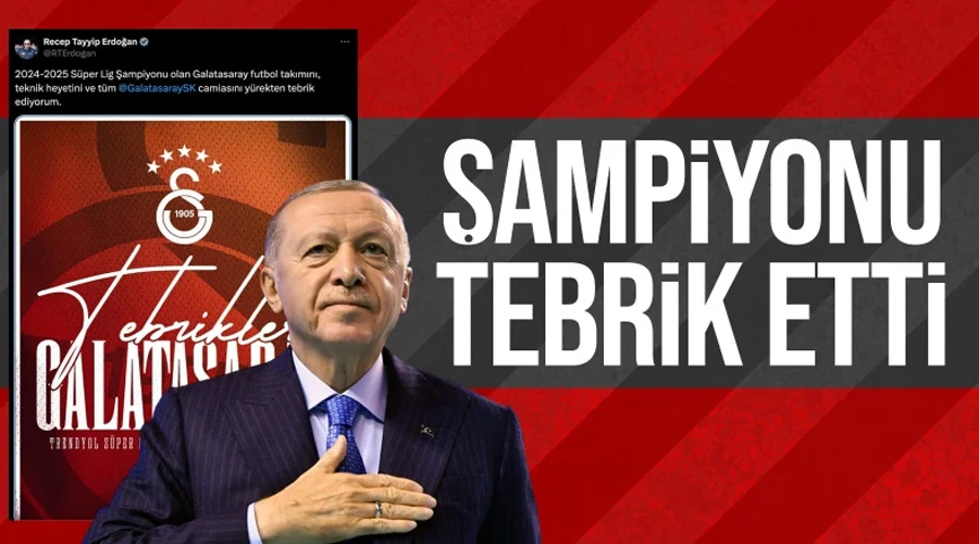 Galatasaray Şampiyonluğa Ulaştı: Erdoğan