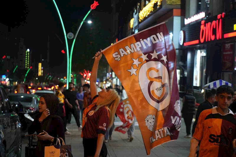 Galatasaray’ın şampiyonluğu Muş’ta coşkuyla kutlandı
