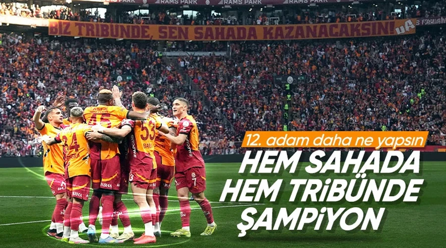 Galatasaray Tribünlerde de Şampiyon! Seyirci Ortalamasında Rakiplerine Fark Attı