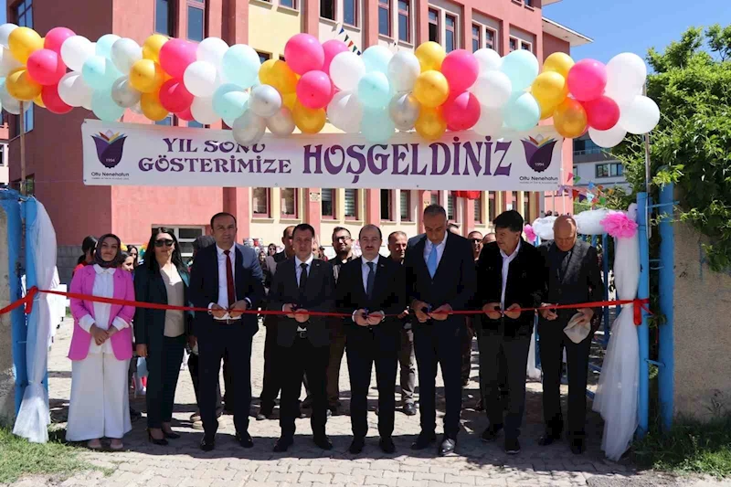 Oltu Nene Hatun Mesleki ve Teknik Anadolu Lisesi’nden yıl sonu sergisi
