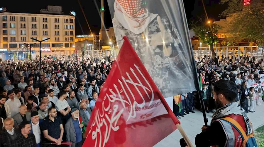 Van’da Filistin’e destek yürüyüşü düzenlendi