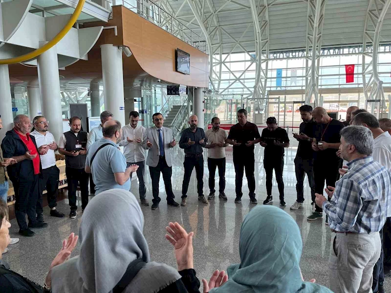 Erzincan’da 59. hac kafilesi dualarla uğurlandı

