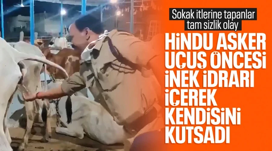 Savaşın Eşiğinde Manevi Kalkan: Hint Pilot, Uçuş Öncesi İnek İdrarı İçerek İlahi Koruma Arayışında