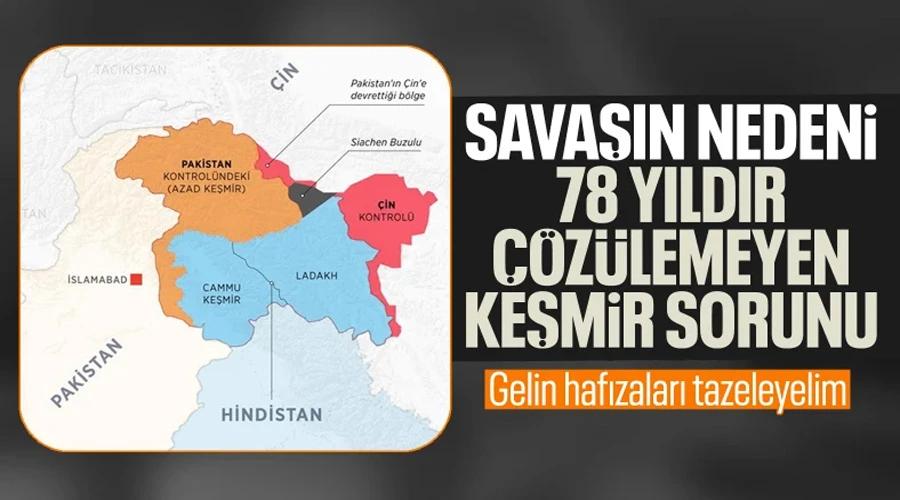 Hindistan-Pakistan Gerilimi Tırmanıyor: Keşmir Sorunu 78 Yıldır Çözümsüz Kalıyor