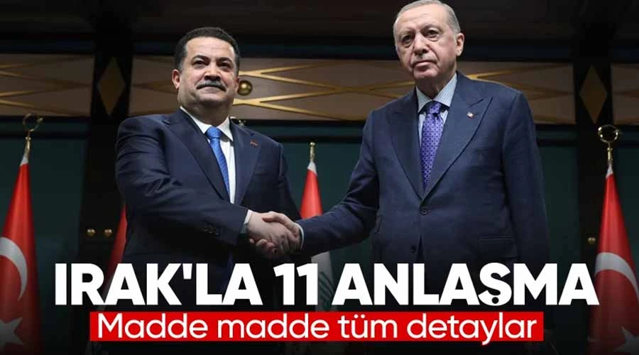 Türkiye-Irak Arasında Yeni Dönem: 11 Anlaşma İmzalandı