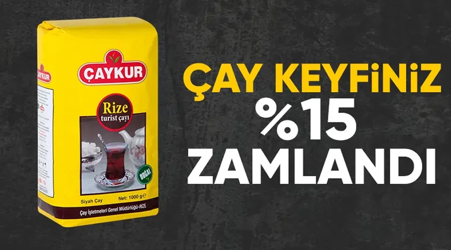 Çay Fiyatlarına Zam: ÇAYKUR, Kuru Çayda Yüzde 15 Artış Kararı Aldı!