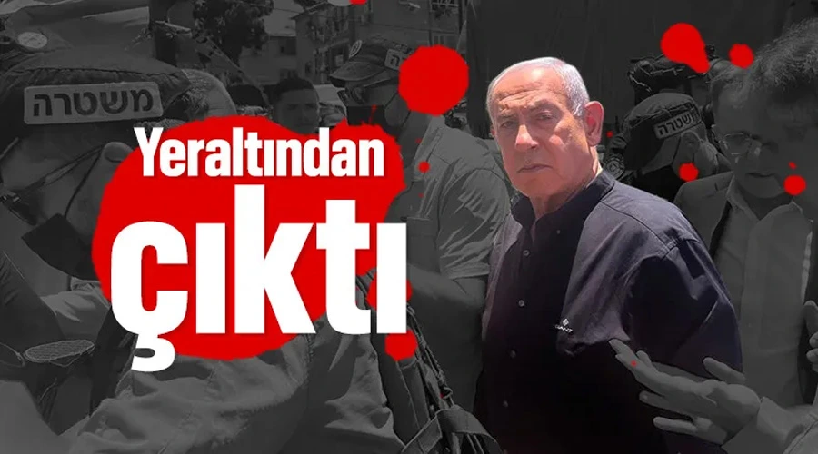 Netanyahu Sığınaktan Çıktı: Tepkiler Sonrası İlk Görüntü!
