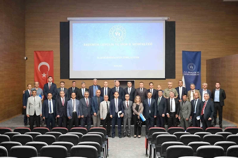 Gençlik ve Spor İl Müdürlüğü İl koordinasyon toplantısı yapıldı
