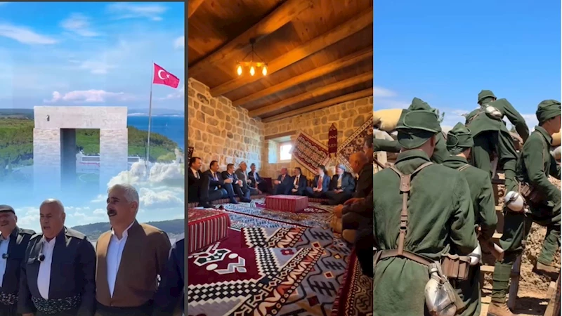 Dengbêjlerden Çanakkale Şehitliği’nde duygulu ağıt
