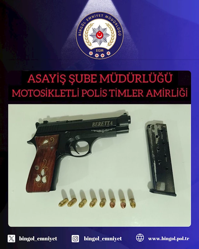 Bingöl’de ruhsatsız silah operasyonu
