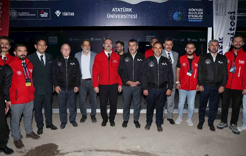 Atatürk Üniversitesi gökyüzü gözlem etkinliğinde yerini aldı
