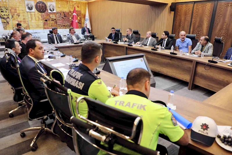 Erzincan’da trafik toplantısı yapıldı

