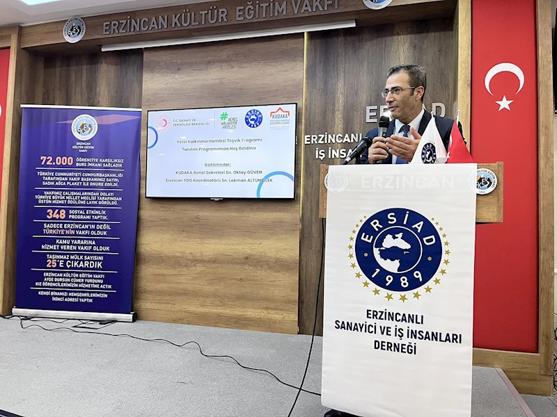 Yerel Kalkınma Hamlesi Teşvik Programı ve Erzincan İçin Öngörülen Yatırım Konuları İstanbul’da tanıtıldı