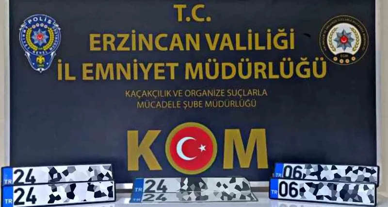 Erzincan’da ’APP plaka’ operasyonu! 5 kişi gözaltına alındı
