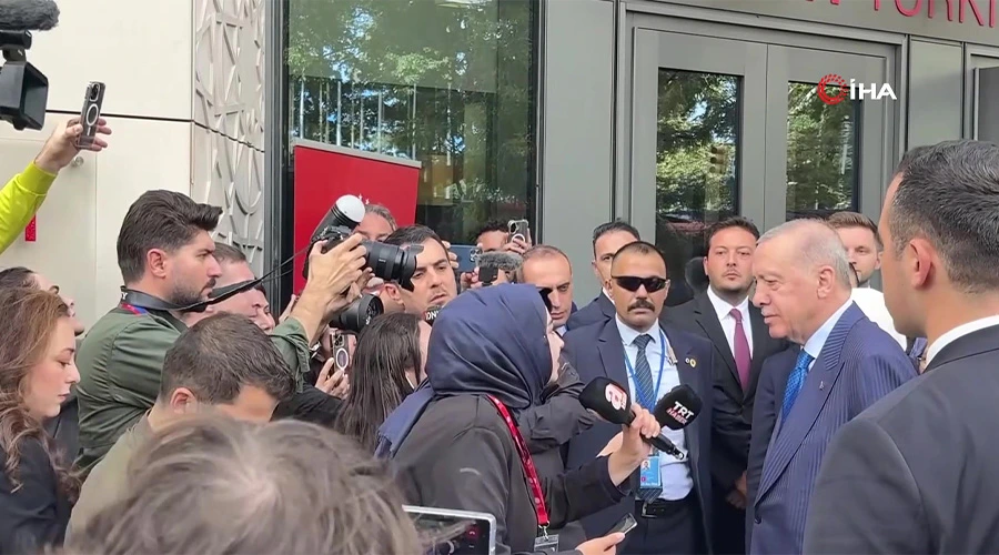 Cumhurbaşkanı Erdoğan Türkevi’ne geldi 