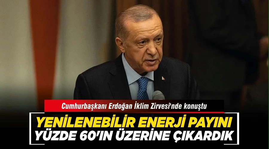 Cumhurbaşkanı Erdoğan: 