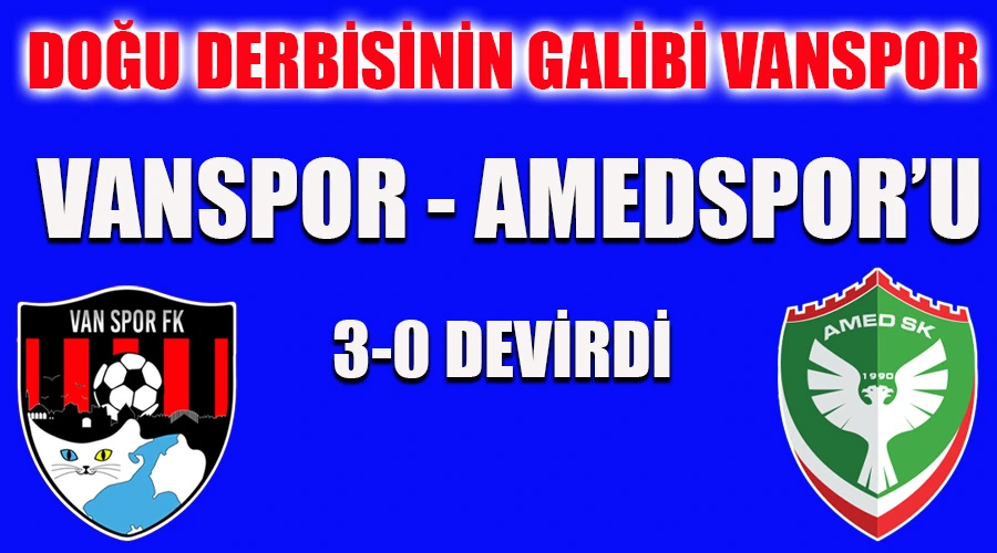 Vanspor, Amedsporu Sahasında 3-0 Yendi