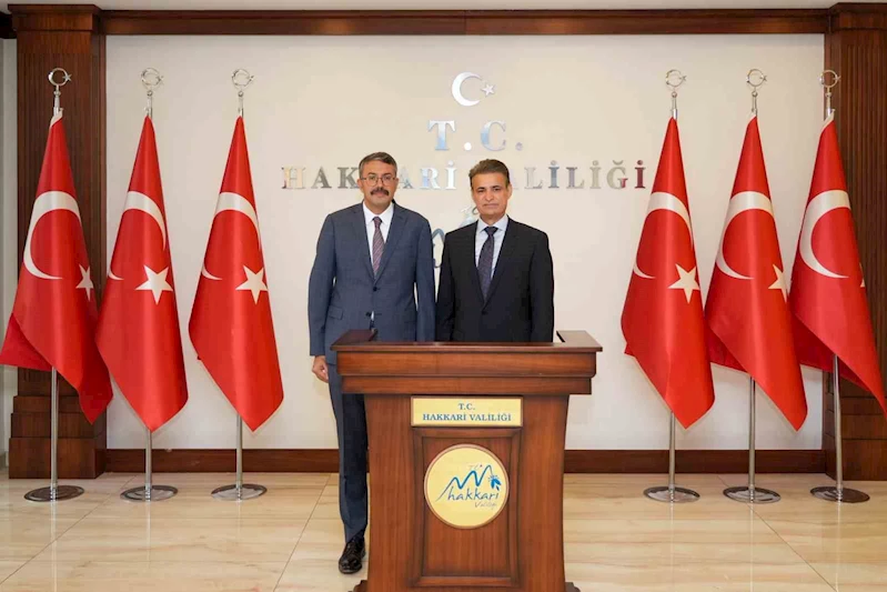 Soran Valisi Halgord Şeyh Necib’ten Hakkâri Valiliğine ziyaret
