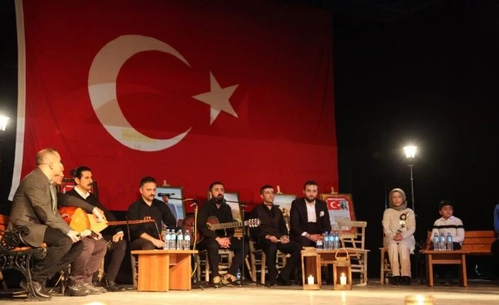 Ahlatlı şehidin vasiyetine destek için gece düzenlendi