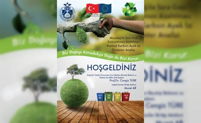 Akçadağ’ın ‘Karbon ayak izi’ çıkarıldı