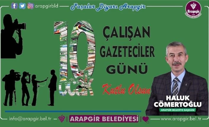 Başkan Cömertoğlu’ndan 10 Ocak Çalışan Gazeteciler Günü mesajı