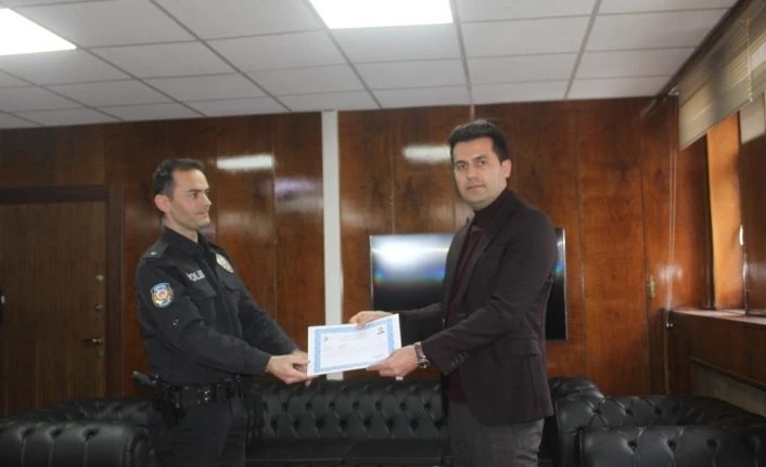 Bulanık’ta başarılı polislere ‘üstün başarı belgesi’