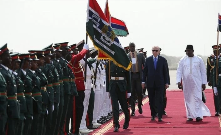 Cumhurbaşkanı Erdoğan Gambiya