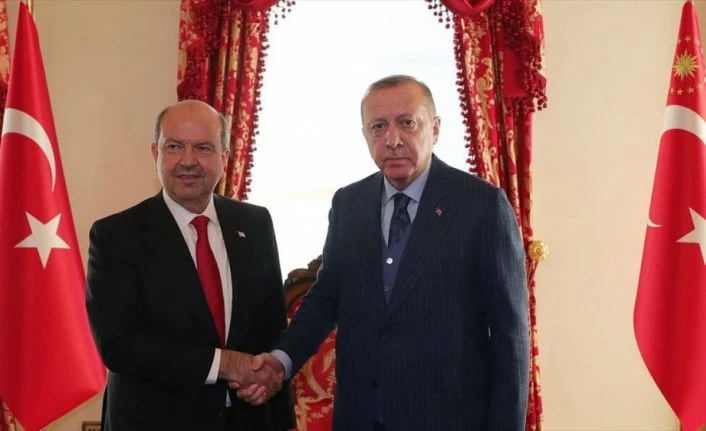 Cumhurbaşkanı Erdoğan, KKTC Başbakanı Tatar