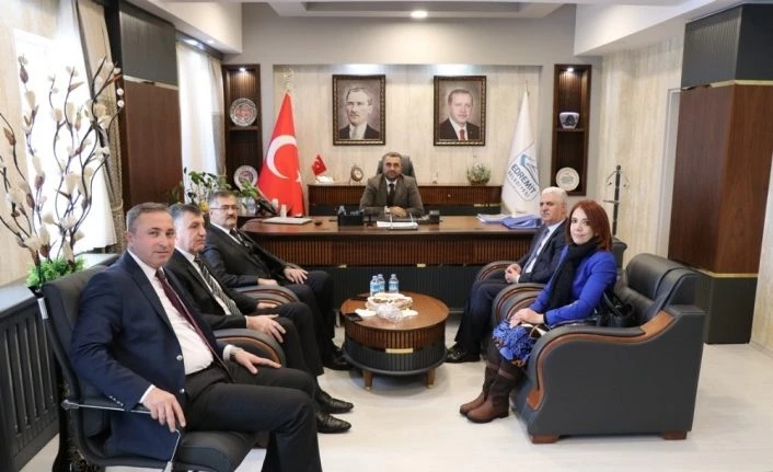 Van Milli Eğitim Müdürü Tevke'den  Başkan Say’a teşekkür ziyareti