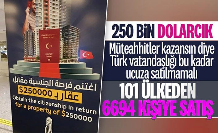 Emlak vatandaşlığında ilk sırada İranlılar var