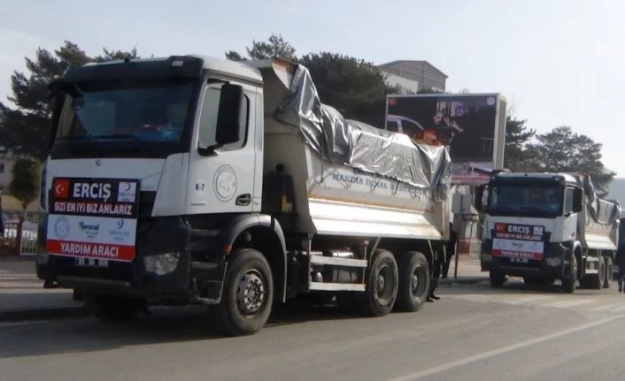 Erciş halkından depremzedelere anlamlı yardım