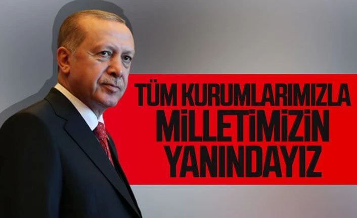 Erdoğan'dan Elazığ depremine ilişkin ilk açıklama
