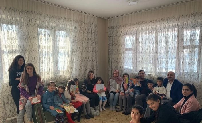 İlçe kaymakamlardan çocuk evlerine ziyaret
