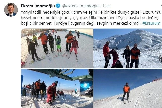 İmamaoğlu Palandöken’de