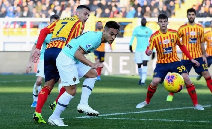 Inter, Lecce deplasmanında puan kaybetti
