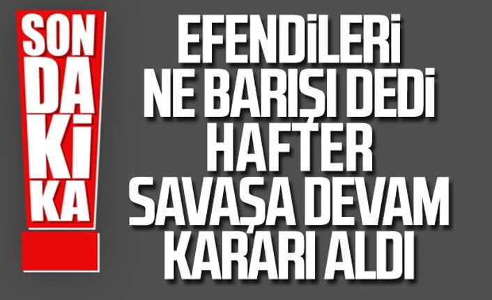 Libya'da ateşkes tek taraflı sona erdi