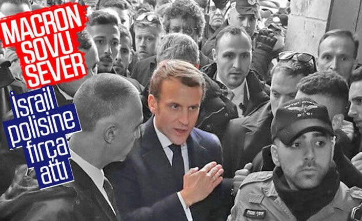 Macron'dan İsrail polisine fırça