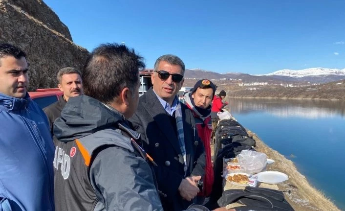 Milletvekili Erol, Gülistan’ı arama çalışmalarını takip etti