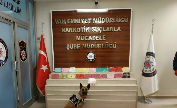 Van'da saklama kaplarından 1,5 milyon TL’lik uyuşturucu çıktı
