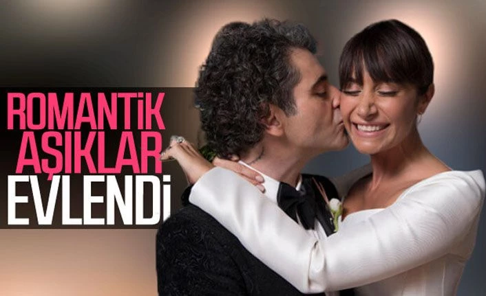 Romantik aşıklar; Sıla ve Hazer evlendi