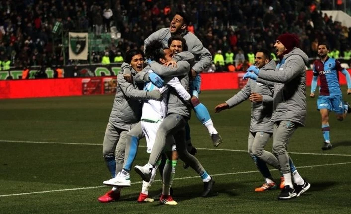 Trabzonspor kupada çeyrek finale adını yazdırdı
