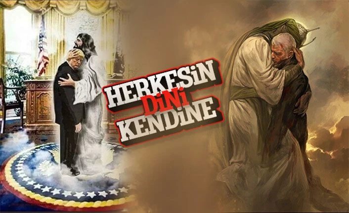 Trump Hz. İsa ile Süleymani Hz. Ali'yle resmedildi