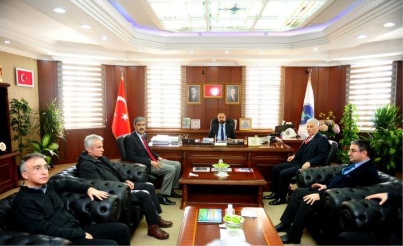 TVHB Başkanı Eroğlu’ndan Rektör Şevli’ye ziyaret