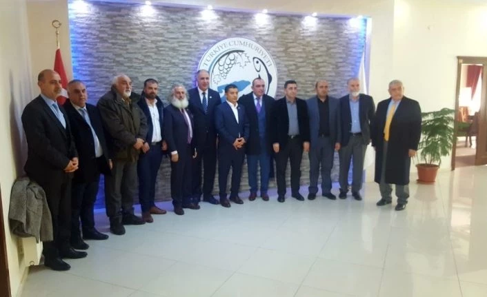 Van kültür ve dayanışma vakfı yönetiminin Erciş ziyareti