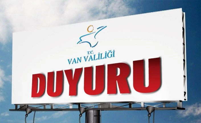 Van Valiliğinden dolandırıcılık uyarısı