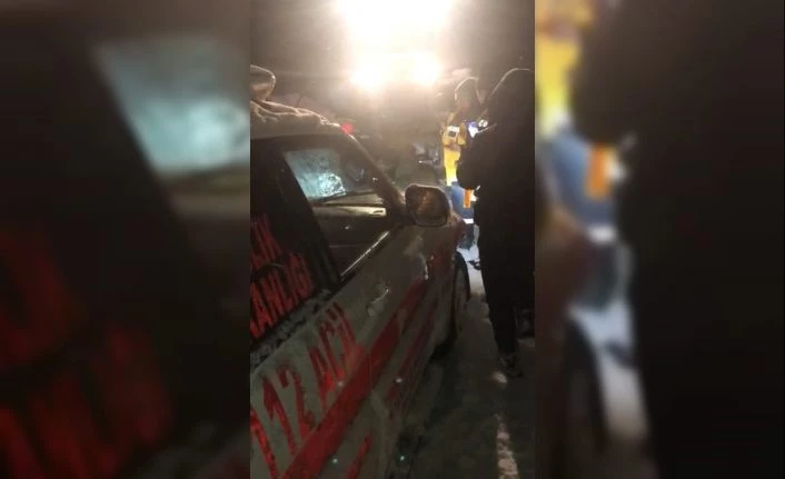 5 kilometre yürüyerek hastayı ambulansa yetiştirdiler