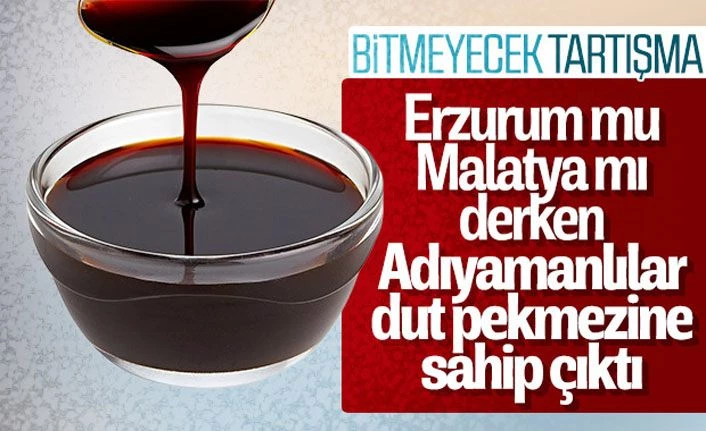 Adıyamanlılar dut pekmezine sahip çıktı