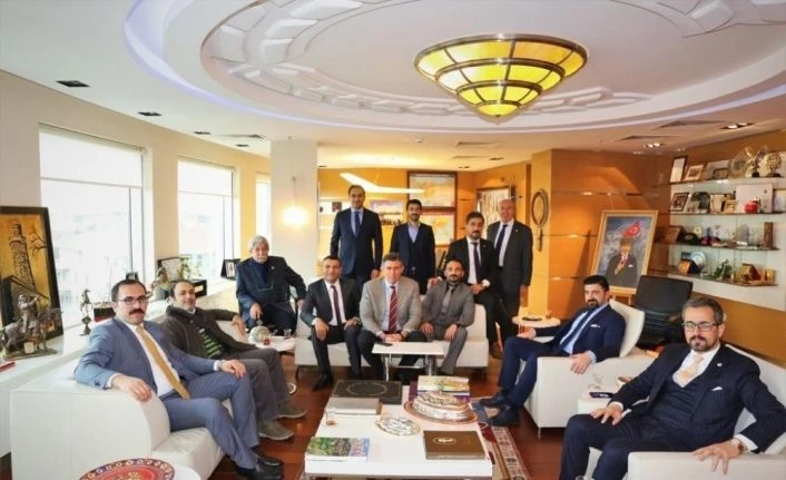 Ağrı Barosu’ndan Feyzioğlu’na teşekkür ziyareti